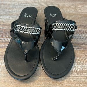 Impo Black Woman Sandals Size 8